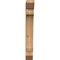 Ekena Millwork Legacy Slat Smooth Bracket, Western Red Cedar, 3 1/2"W x 16"D x 28"H BKT04X16X28LEC06SWR - alternate 2